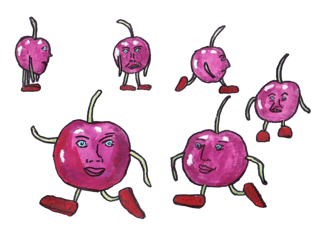 CHERRIES no background